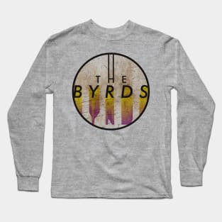 THE BYRDS - VINTAGE YELLOW CIRCLE Long Sleeve T-Shirt